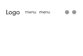 Header show default menu