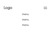 Header show menu on expanded panel