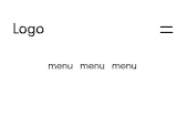 Header show menu on expanded panel
