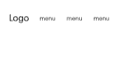 Justified menus