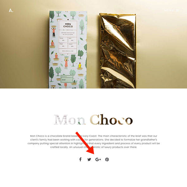 Social Share Buttons under paragraph